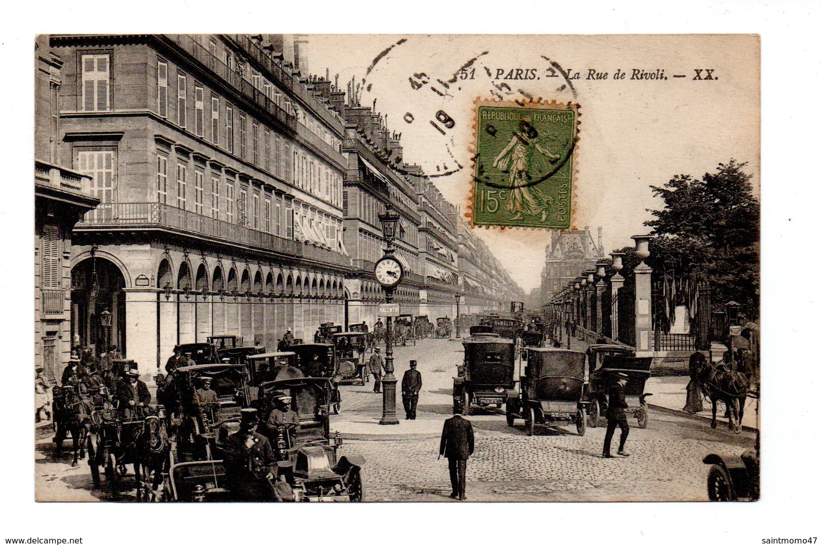 75 - PARIS . LA RUE DE RIVOLI - Réf. N°9655 - - Métro Parisien, Gares