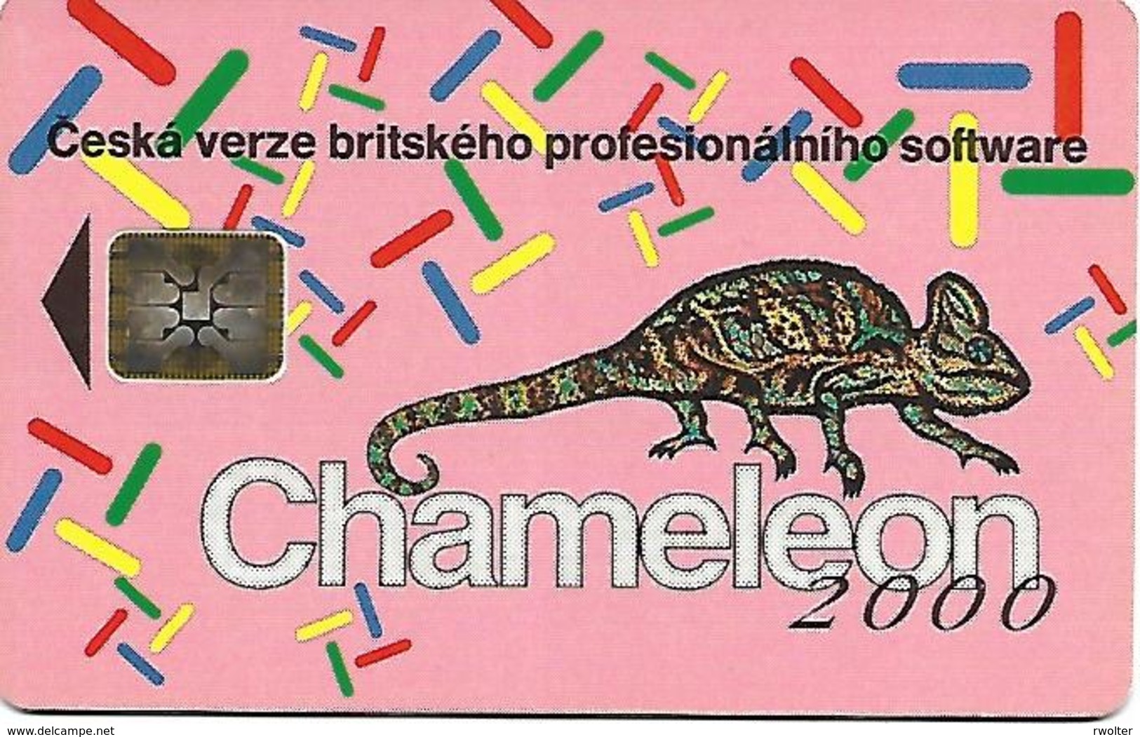 @+ Tchécoslovaquie - 100U - Chameleon 2000 - SC5 - Ref : C7A - Czechoslovakia