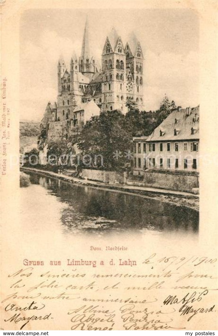 43015812 Limburg Lahn Dom Nordseite Ahlbach - Limburg