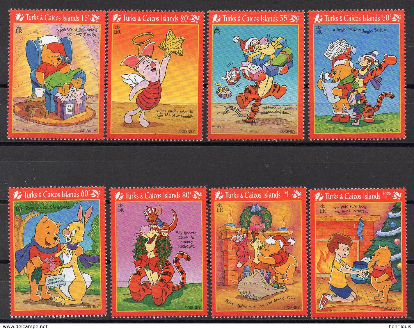 TURQUES ET CAIQUES  Timbres Neufs ** De 1996 ( Ref 5312 ) Disney Winnie - Turks & Caicos