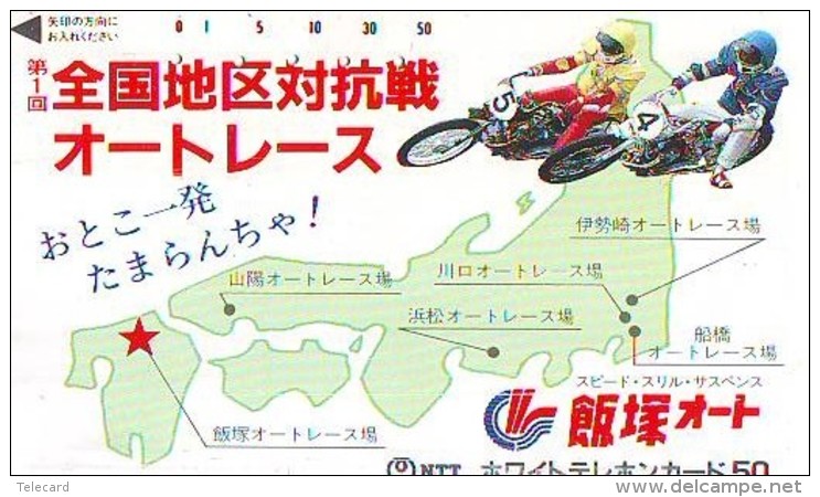 Télécarte Japon * MOTOR  * (1839)  Phonecard Japan * TELEFONKARTE * MOTORBIKE * MOTOR RACE * - Motos
