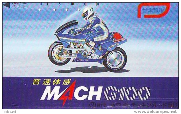 Télécarte Japon * MOTOR  * (1840)  Phonecard Japan * TELEFONKARTE * MOTORBIKE * MOTOR RACE * - Motos