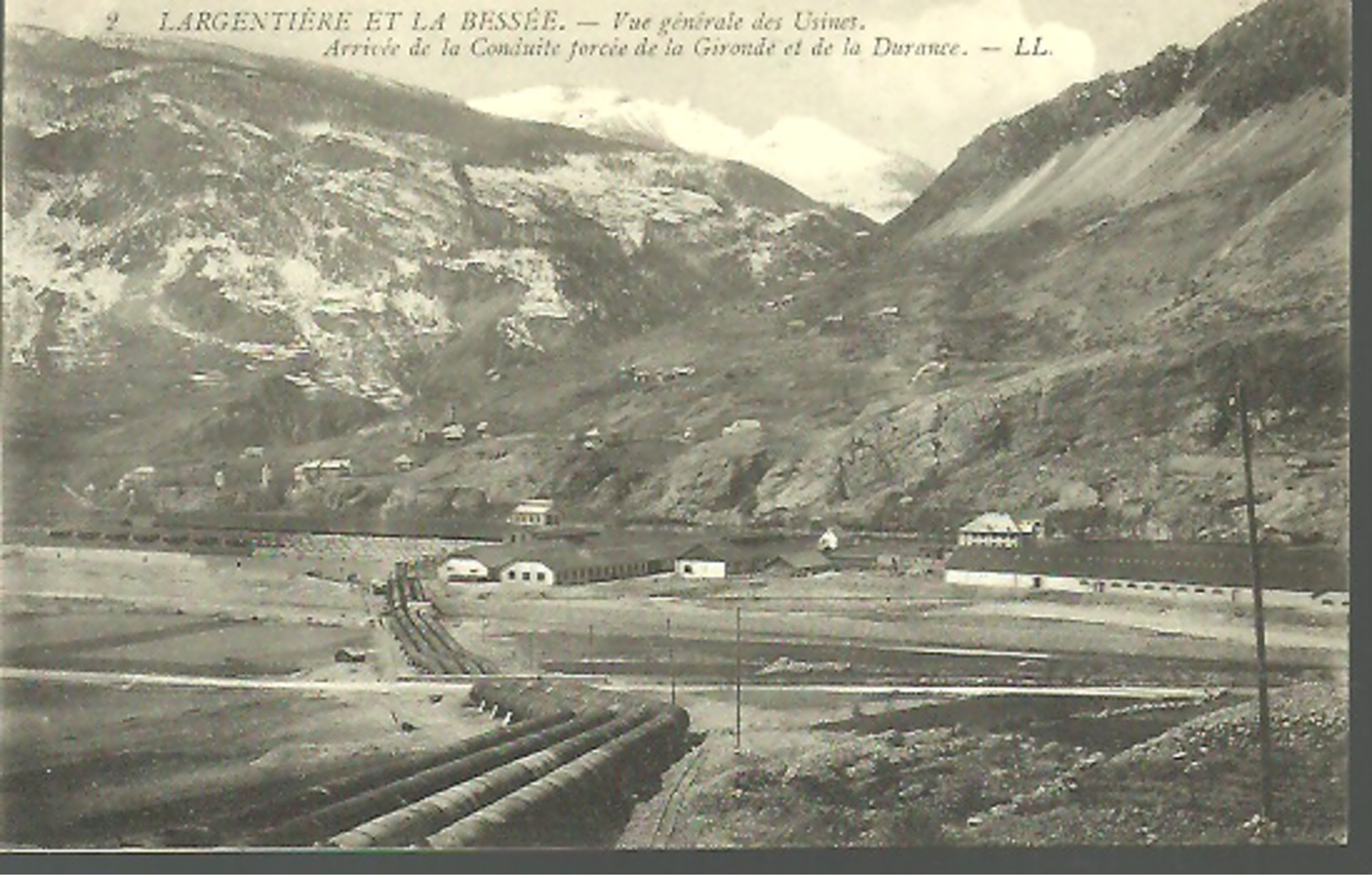 L'ARGENTIERE ET LA BESSE...vue Générale Des Usines...dos Vert...non Voyagée...TBE...14 X 9 - L'Argentiere La Besse