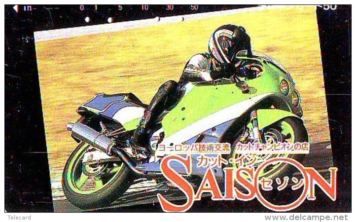 Télécarte Japon * MOTOR  * (1841)  Phonecard Japan * TELEFONKARTE * MOTORBIKE * MOTOR RACE * - Motos