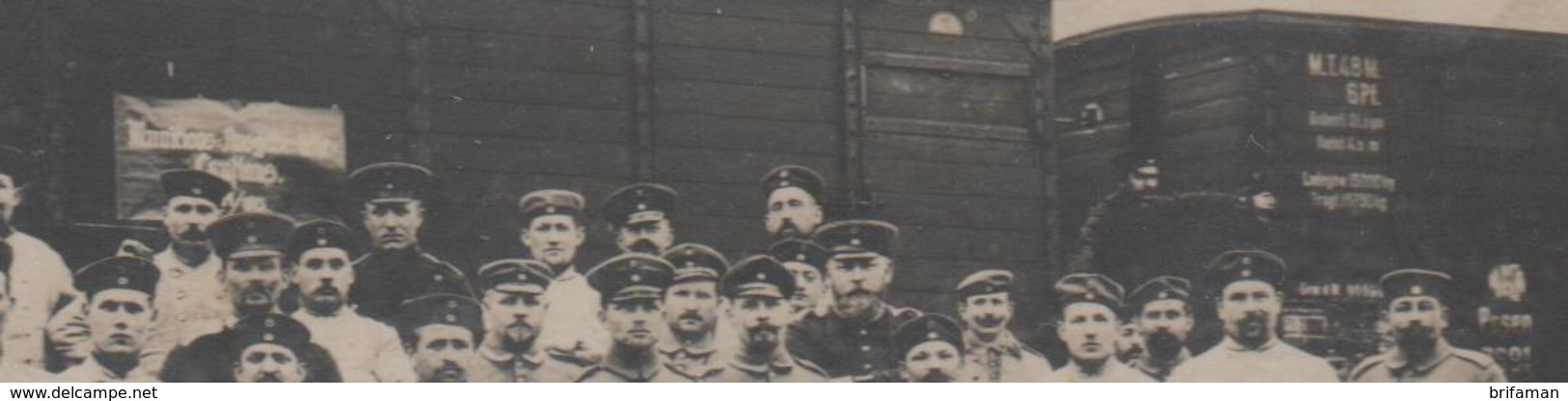 GARE CHEMIN DE FER MUNITIONS ARTILLERIE CONFLANS EN JARNIZY (a Identifier) CARTE PHOTO ALLEMANDE MILITARIA 1914/1918 WK1 - Guerre 1914-18