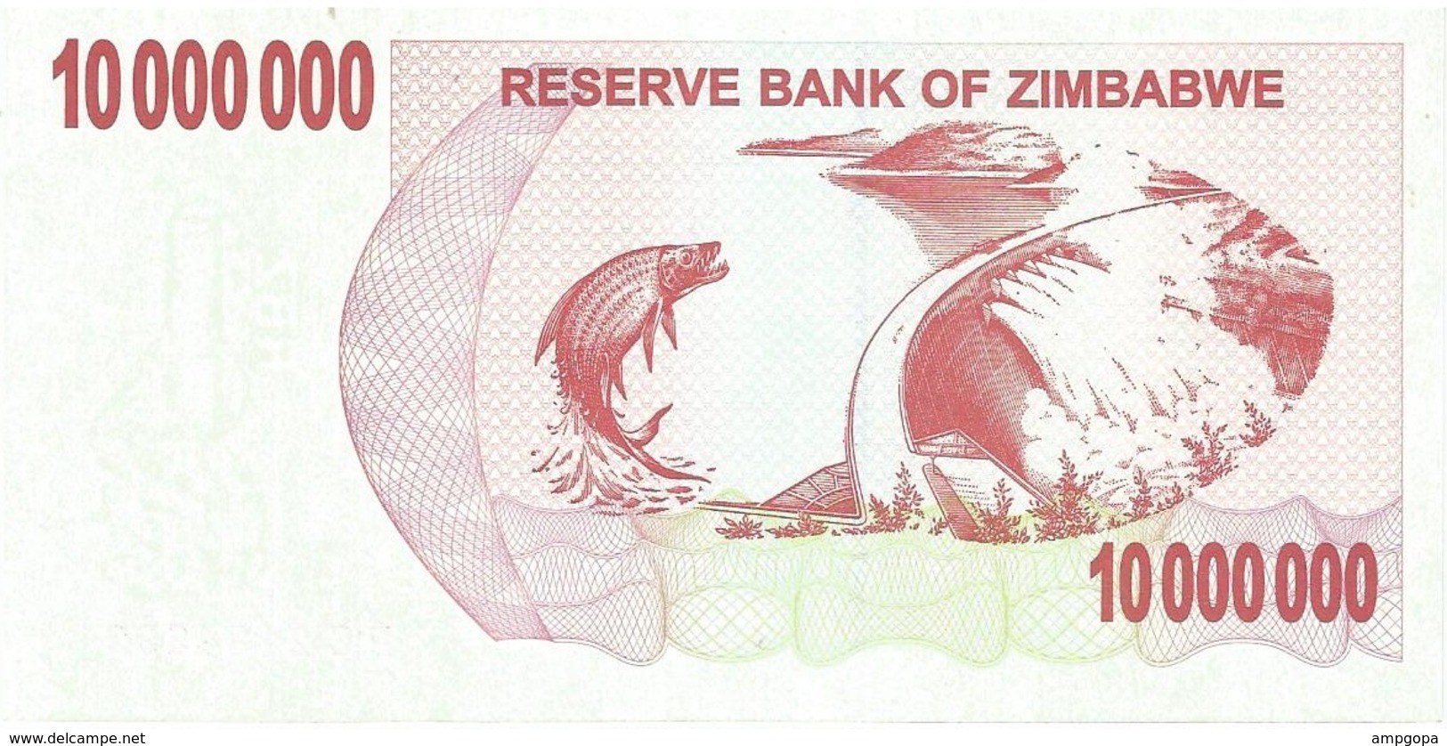 Zimbabwe 10.000.000 Dollars 01-01-2008 Pick 55.b UNC - Zimbabwe