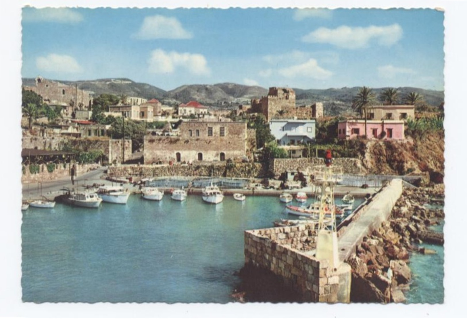 LIBAN,LEBANON,BEIRUT,BEYROUTH,le Port  -TBE -RECTO/VERSO- B6 - Líbano