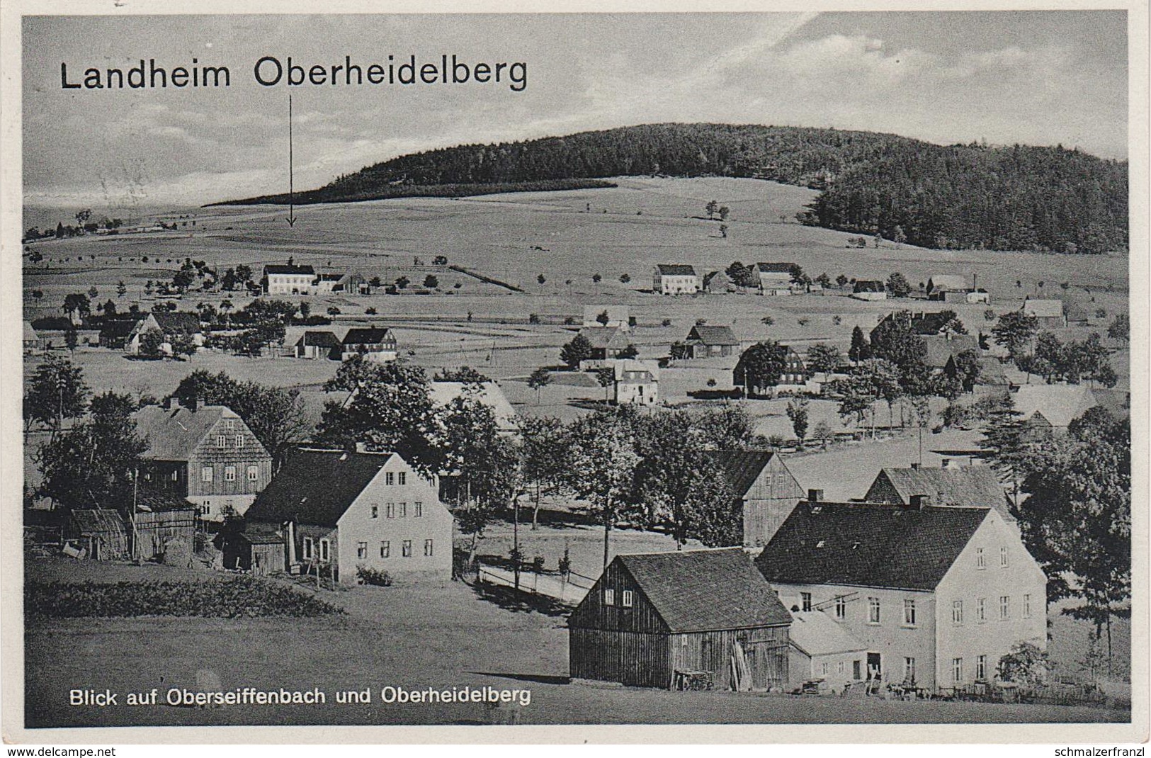 AK Oberheidelberg Landheim A Oberseiffenbach Seiffen Heidelberg Deutscheinsiedel Neuhausen Deutschneudorf Heidersdorf - Seiffen