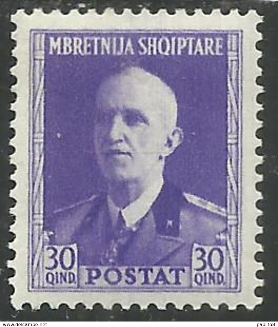 ALBANIA 1939 - 1940 ORDINARIA 30 Q MNH - Albania