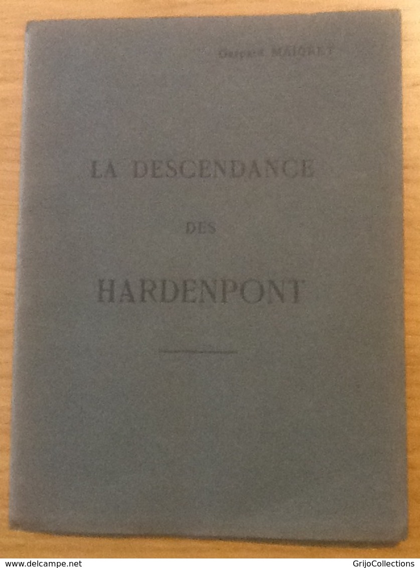 Généalogie. La descendance des Hardenpont. Genealogy.