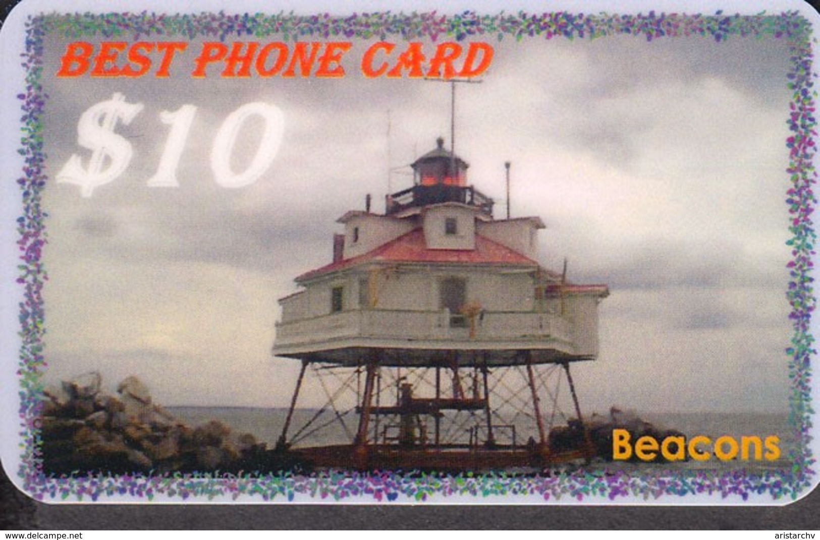 LIGHTHOUSE BEACON SET OF 5 PHONE CARDS - Fari