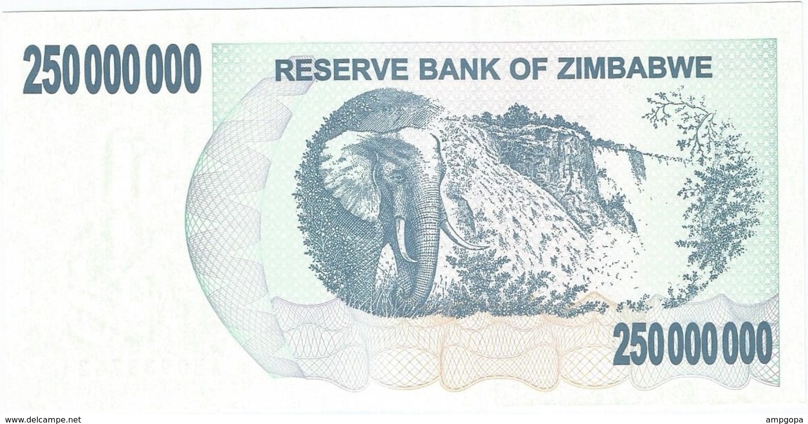 Zimbabwe 250.000.000 Dollars 02-05-2008 Pick 59 UNC - Zimbabwe
