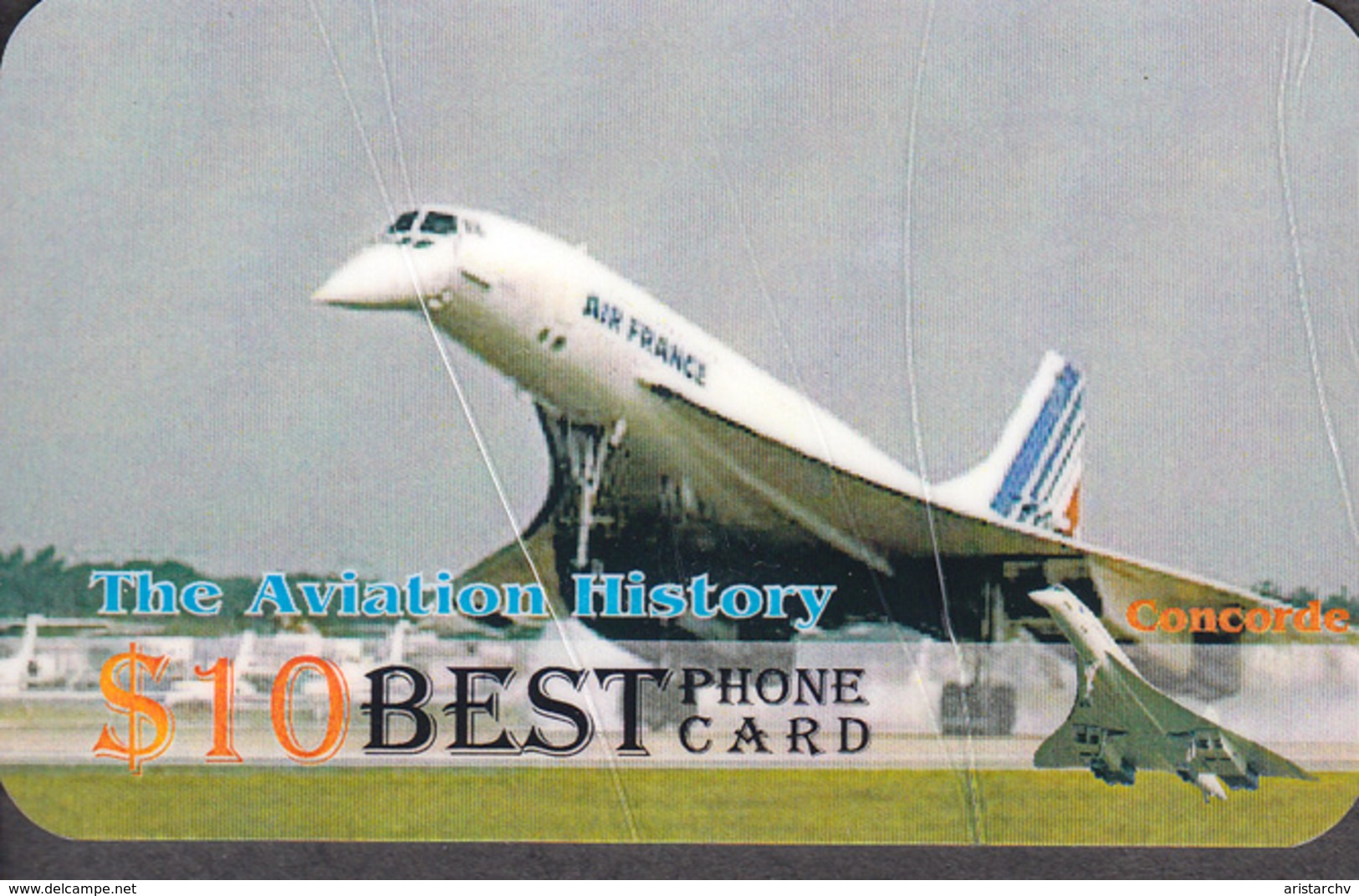 AVIATION PLANE CONCORDE SET OF 24 PHONE CARDS - Avions