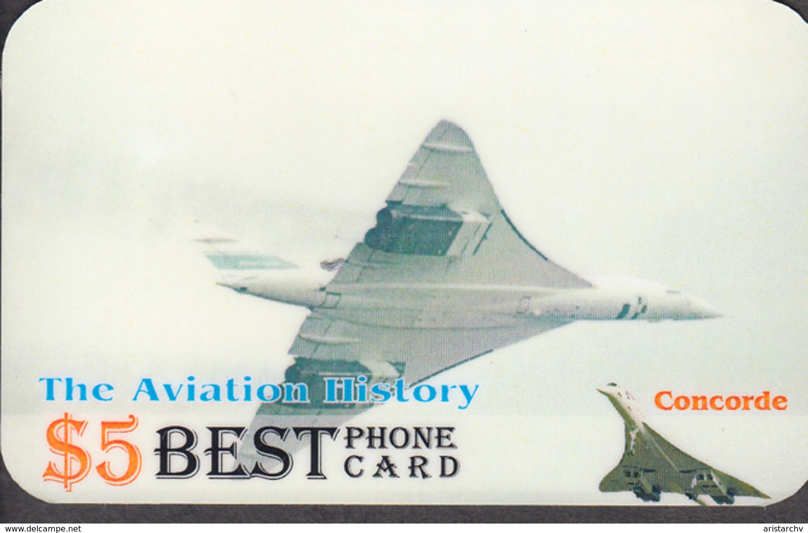 AVIATION PLANE CONCORDE SET OF 24 PHONE CARDS