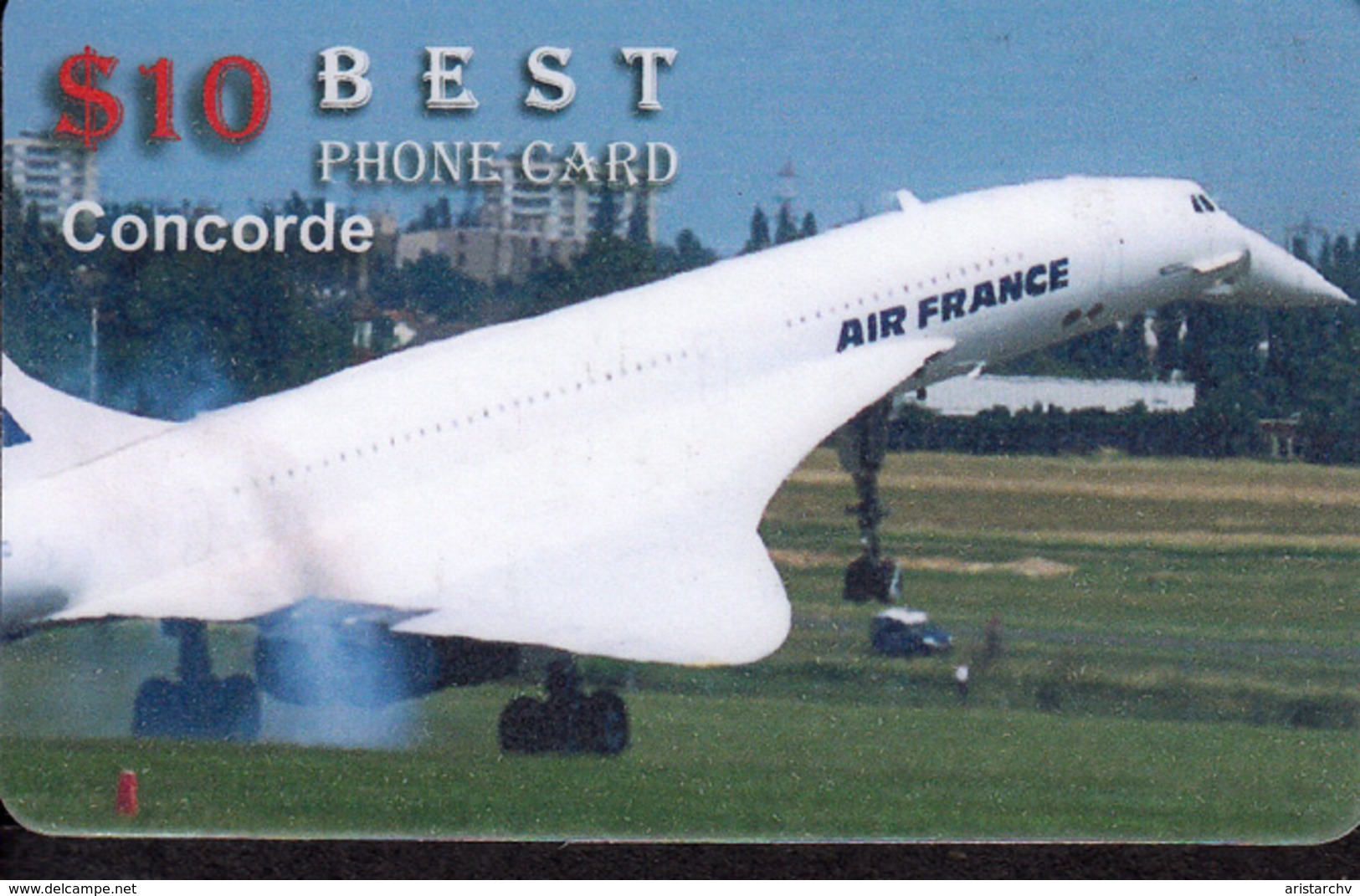 AVIATION PLANE CONCORDE SET OF 24 PHONE CARDS