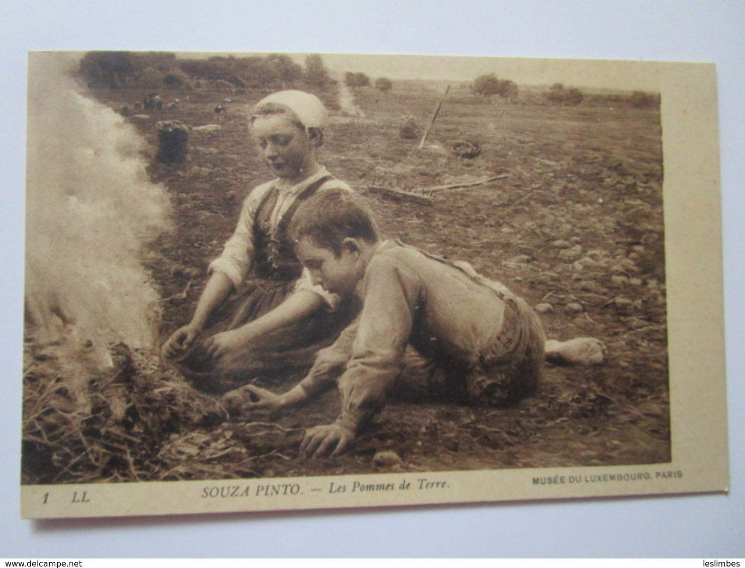 Souza Pinto. Les Pommes De Terre. Musee Du Luxembourg, Paris. LL 1 - Peintures & Tableaux