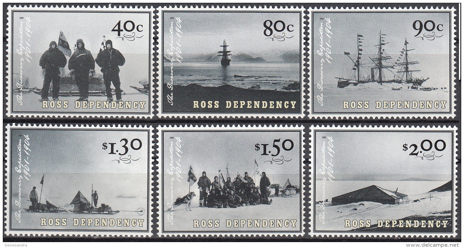 Ross Depency 2002 Michel 78 - 83 Neuf ** Cote (2005) 8.50 Euro 100 Ans Expedition De Robert Scott - Nuevos