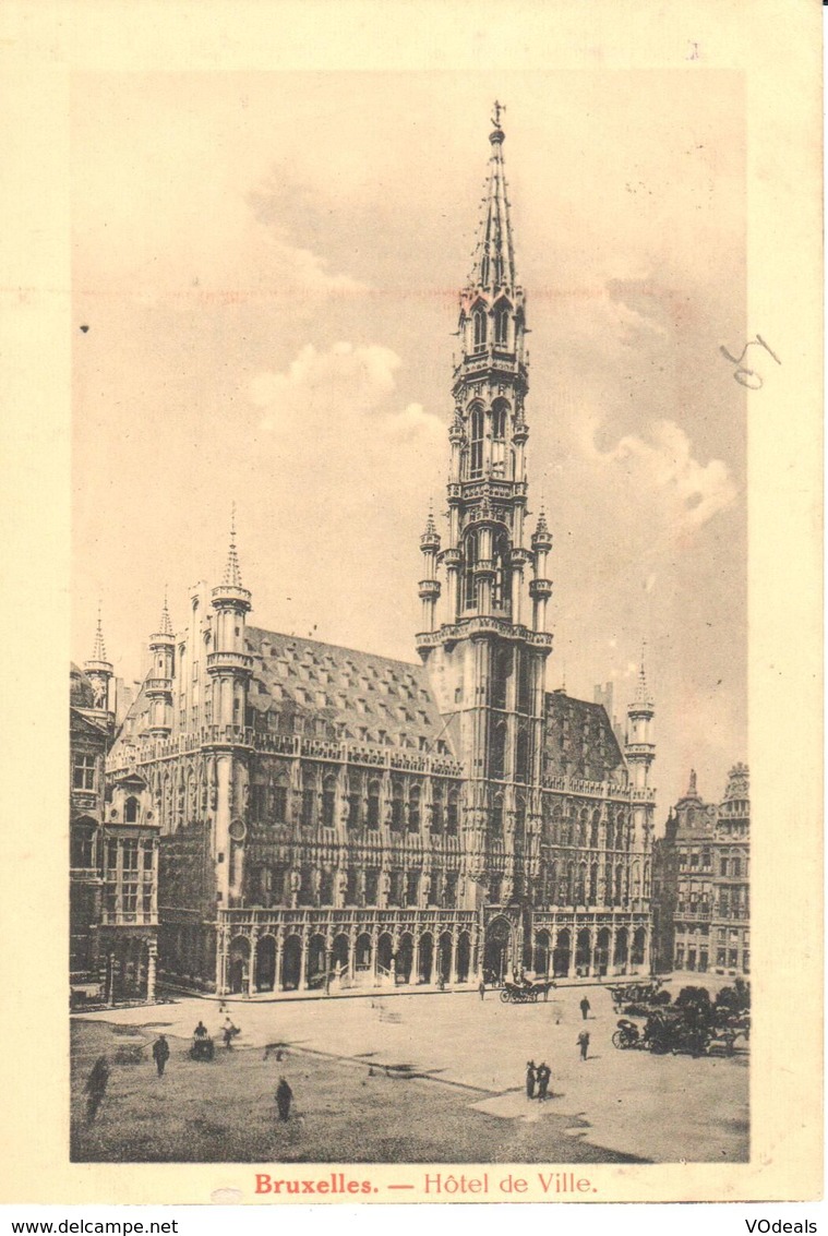 Bruxelles - CPA - Brussel - Hôtel De Ville - Monuments, édifices