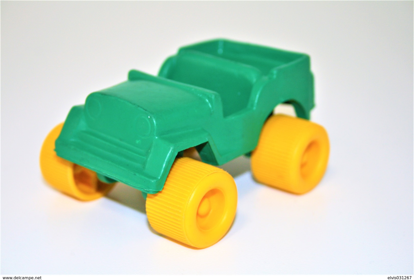 Vintage VINYL TOY CAR : Maker  - Splinder Toys Made In West Germany 10.00cm - 19XX - Rubber - Autres & Non Classés