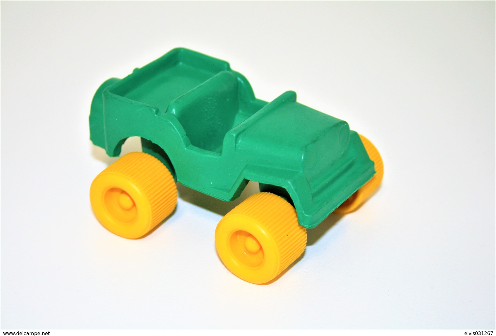 Vintage VINYL TOY CAR : Maker  - Splinder Toys Made In West Germany 10.00cm - 19XX - Rubber - Autres & Non Classés