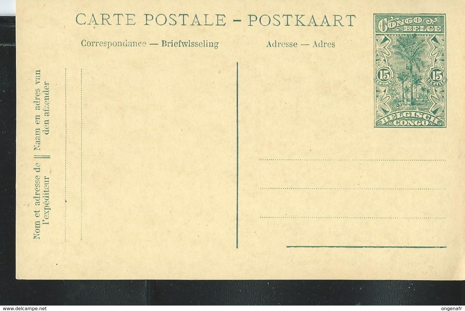 Catalogue Stibbe (1986) N° 63 (côte: 100 Frs Belges) - Enteros Postales