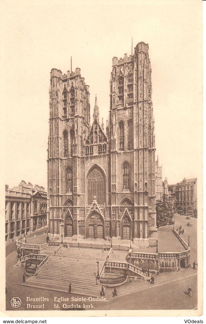 Bruxelles - CPA - Brussel - Eglise Sainte-Gudule - Monuments, édifices