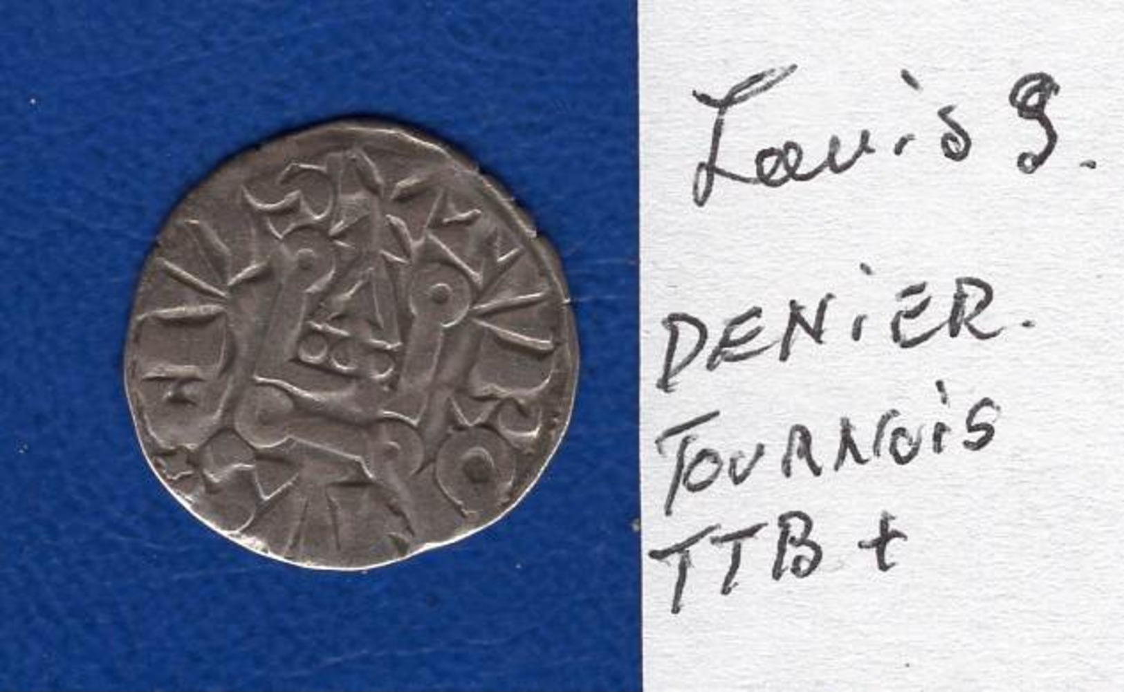 Louis Lx  Denier Tournois  Ttb - 1226-1270 Louis IX The Saint