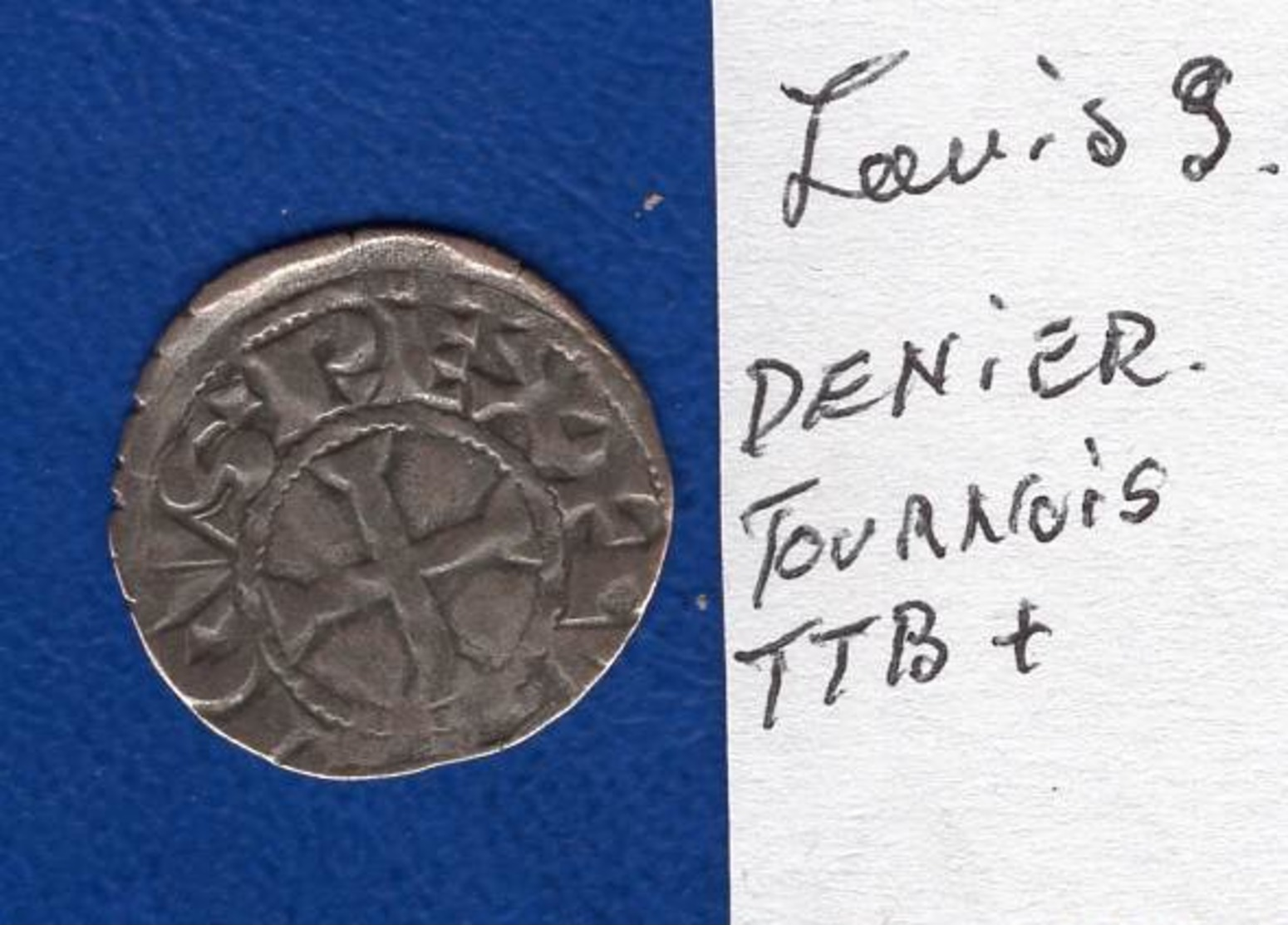 Louis Lx  Denier Tournois  Ttb - 1226-1270 Louis IX The Saint