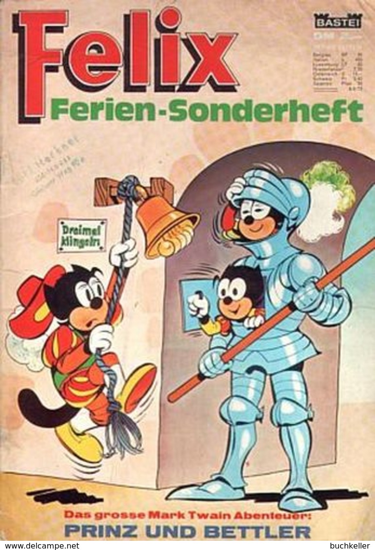 Felix Ferien-Sonderheft 1973 - Comicheft Bastei-Verlag - Otros & Sin Clasificación