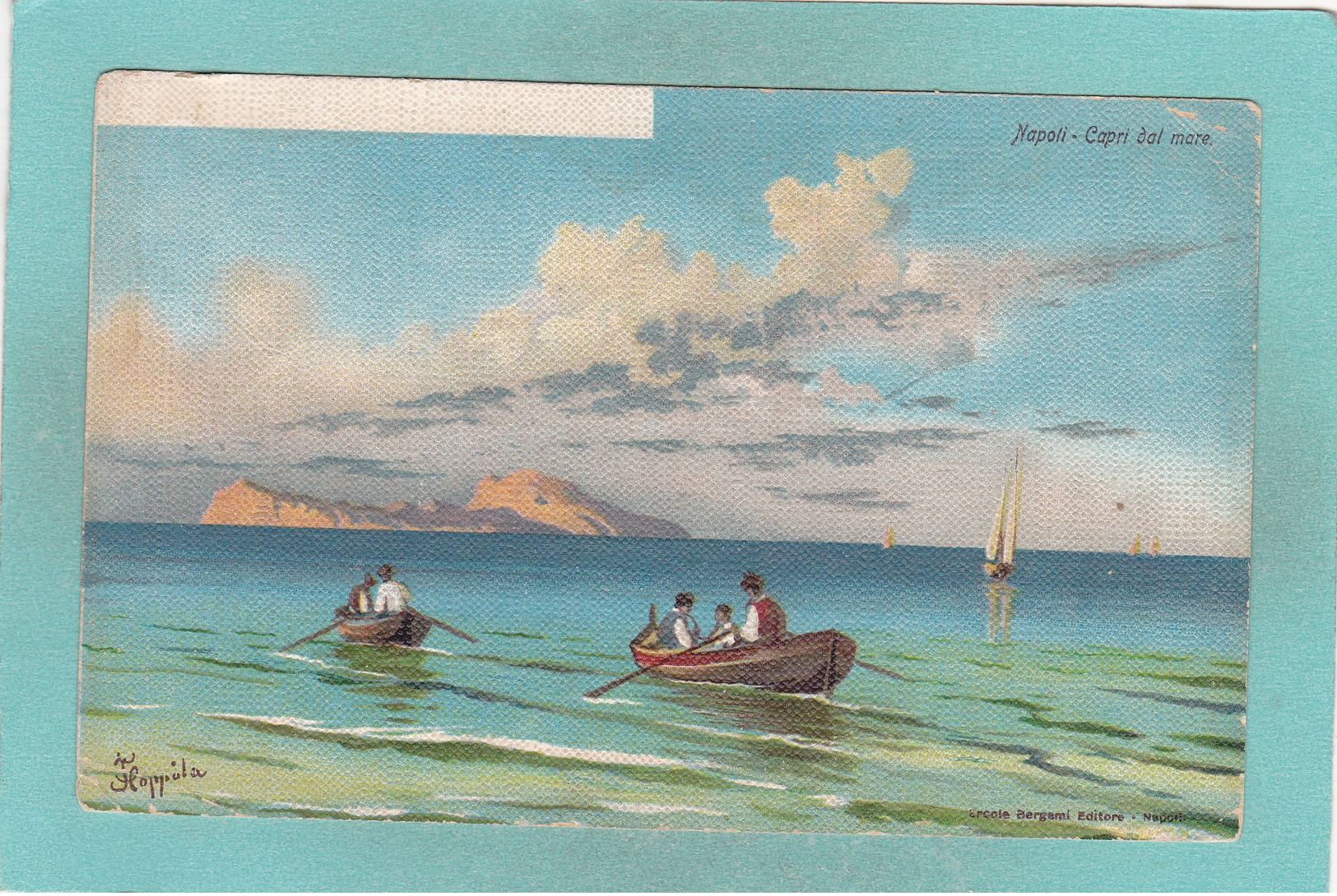 Old Small Postcard Of Napoli,Naples, Campania, Italy.R51. - Napoli (Naples)