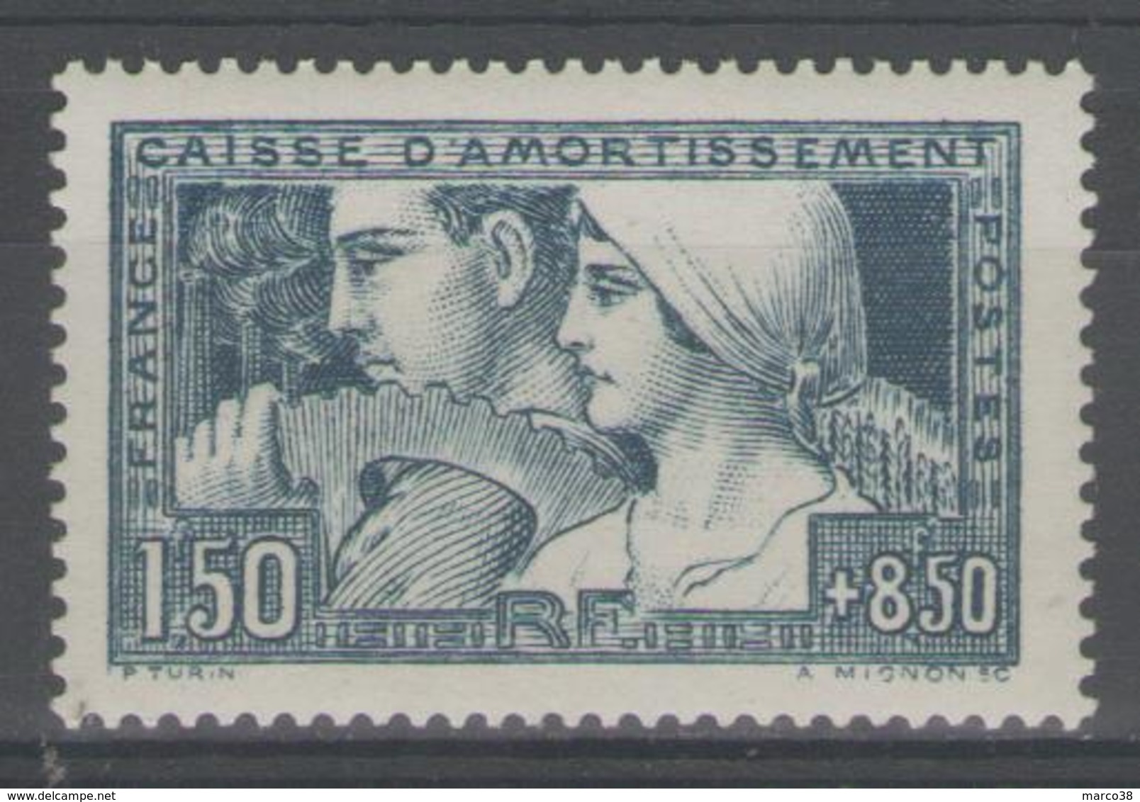 N°252b ** (type 3)       - Cote 260€ - - Unused Stamps