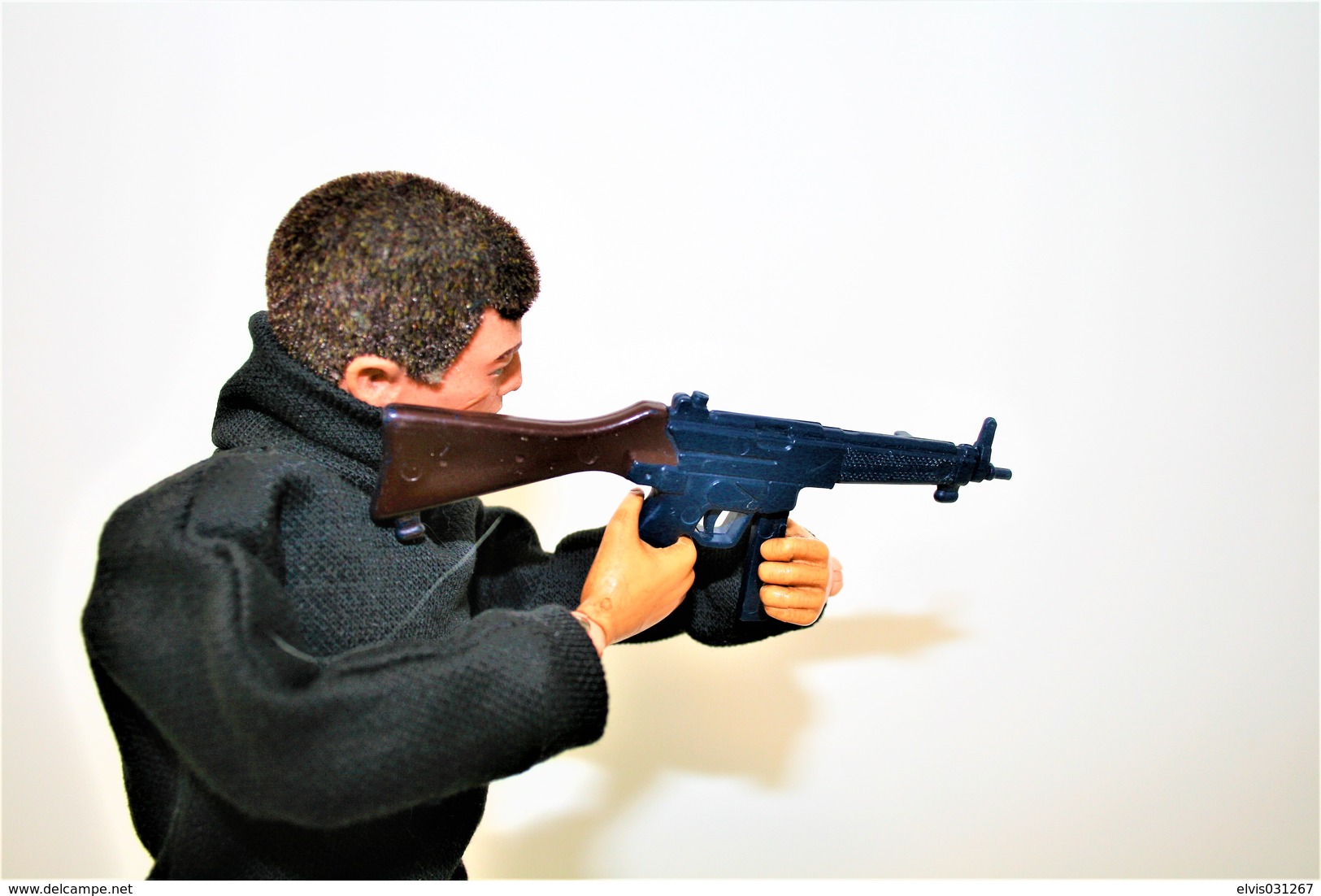 Vintage ACTION MAN PARTS : TOM STONE MP5 - Original Hasbro 1970's- Palitoy - GI JOE - Action Man
