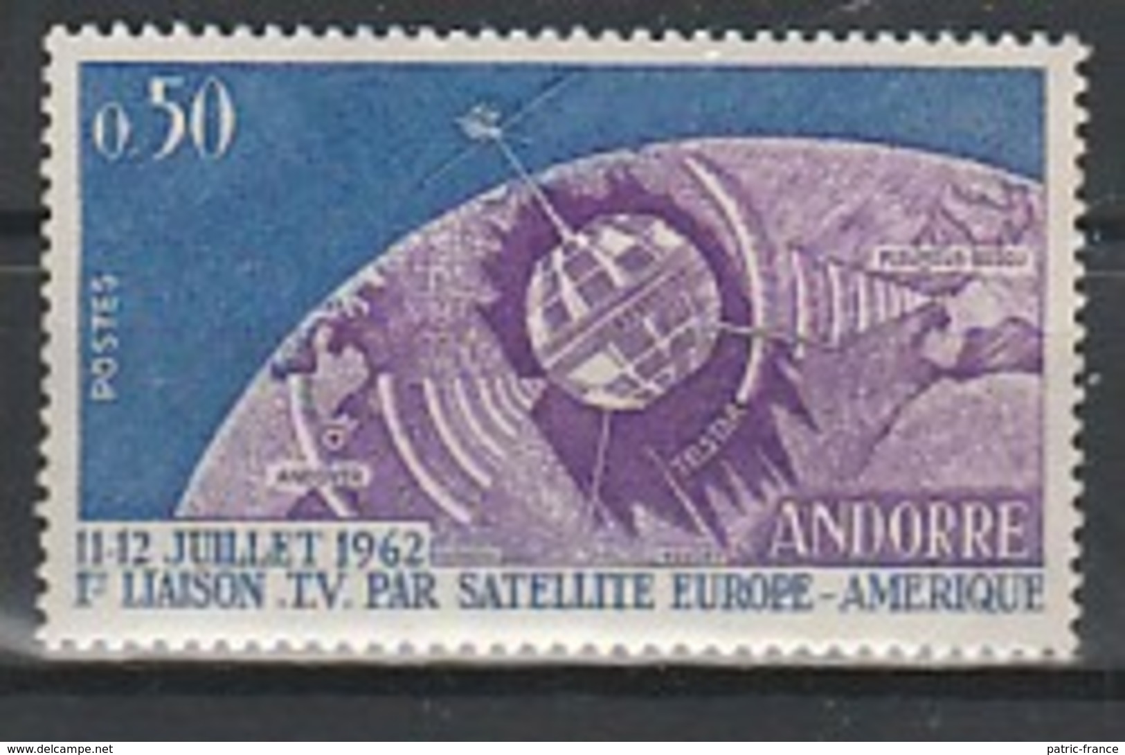 Andorre - Télécommunications Spatiales - Satellite Telstar P165** - Unused Stamps