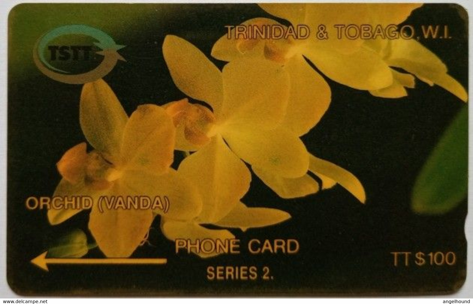 Trinidad And Tobago 5CTTD  TT$100  " Orchid " - Trinidad & Tobago