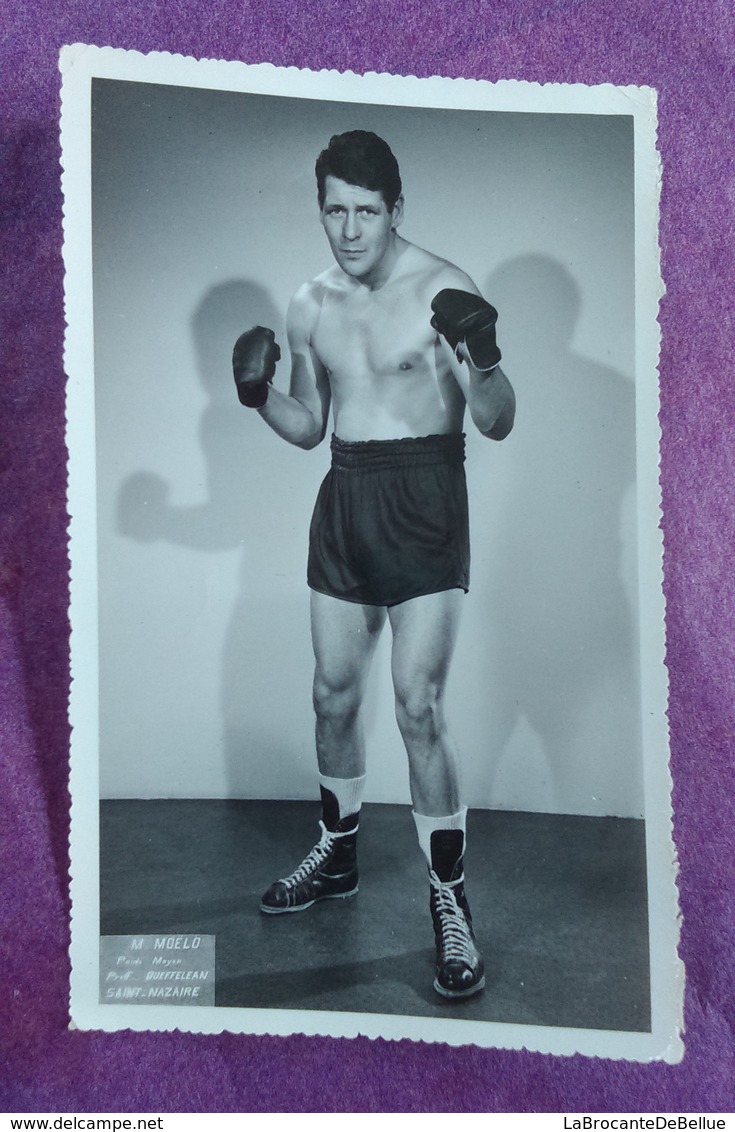 PHOTO BOXE : MOELO M. Poids Moyen, Saint-Nazaire - Autres & Non Classés