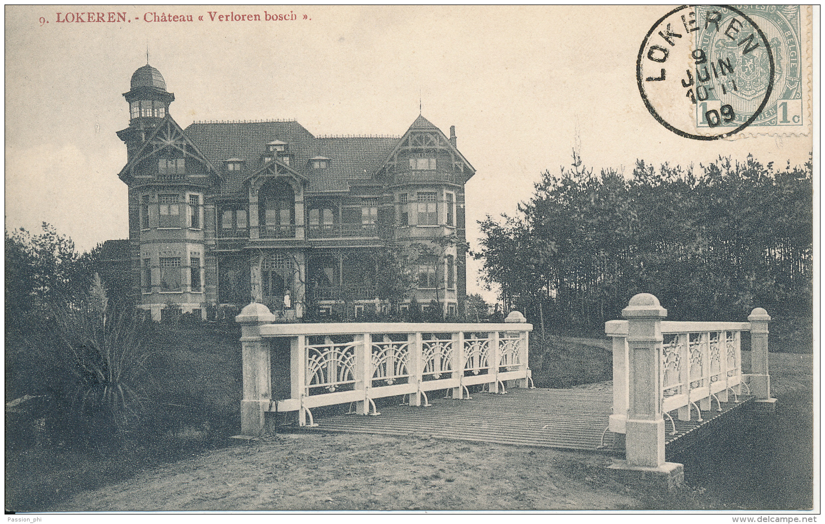 BELGIQUE LOKEREN CHATEAU VERLOREN BOSCH - Lokeren