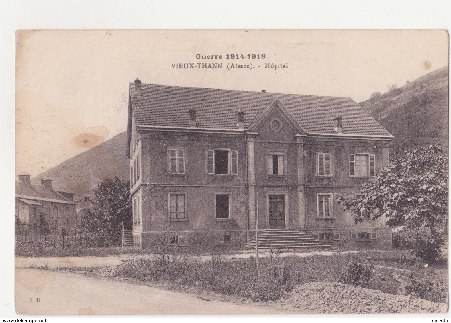 CPA - Guerre 14.18. VIEUX THANN L'hopital - Thann