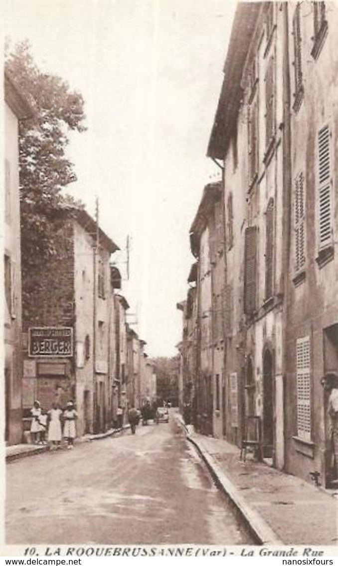 83 LA ROQUEBRUSSANNE. LA GRANDE RUE - La Roquebrussanne