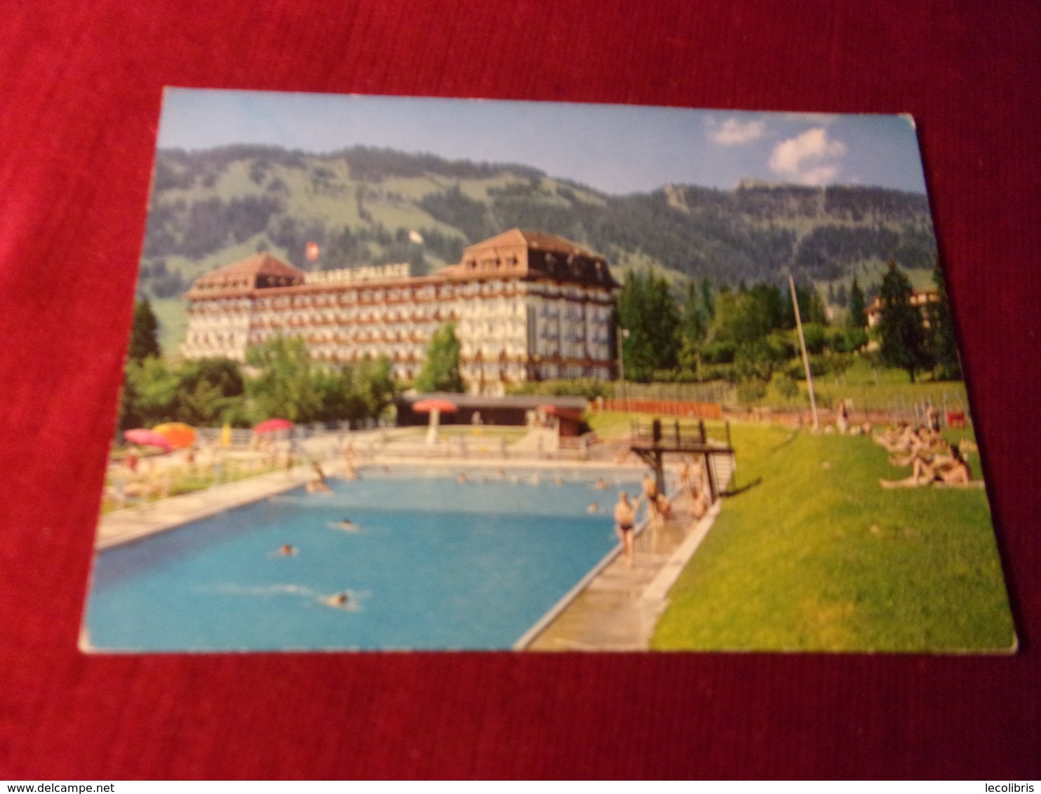 Suisse  : Helvetia  °  VILLARS S/ OLLON  LA PICINE ET LE VILLARS PALACE LE 30 08 1983 - Villars-les-Moines