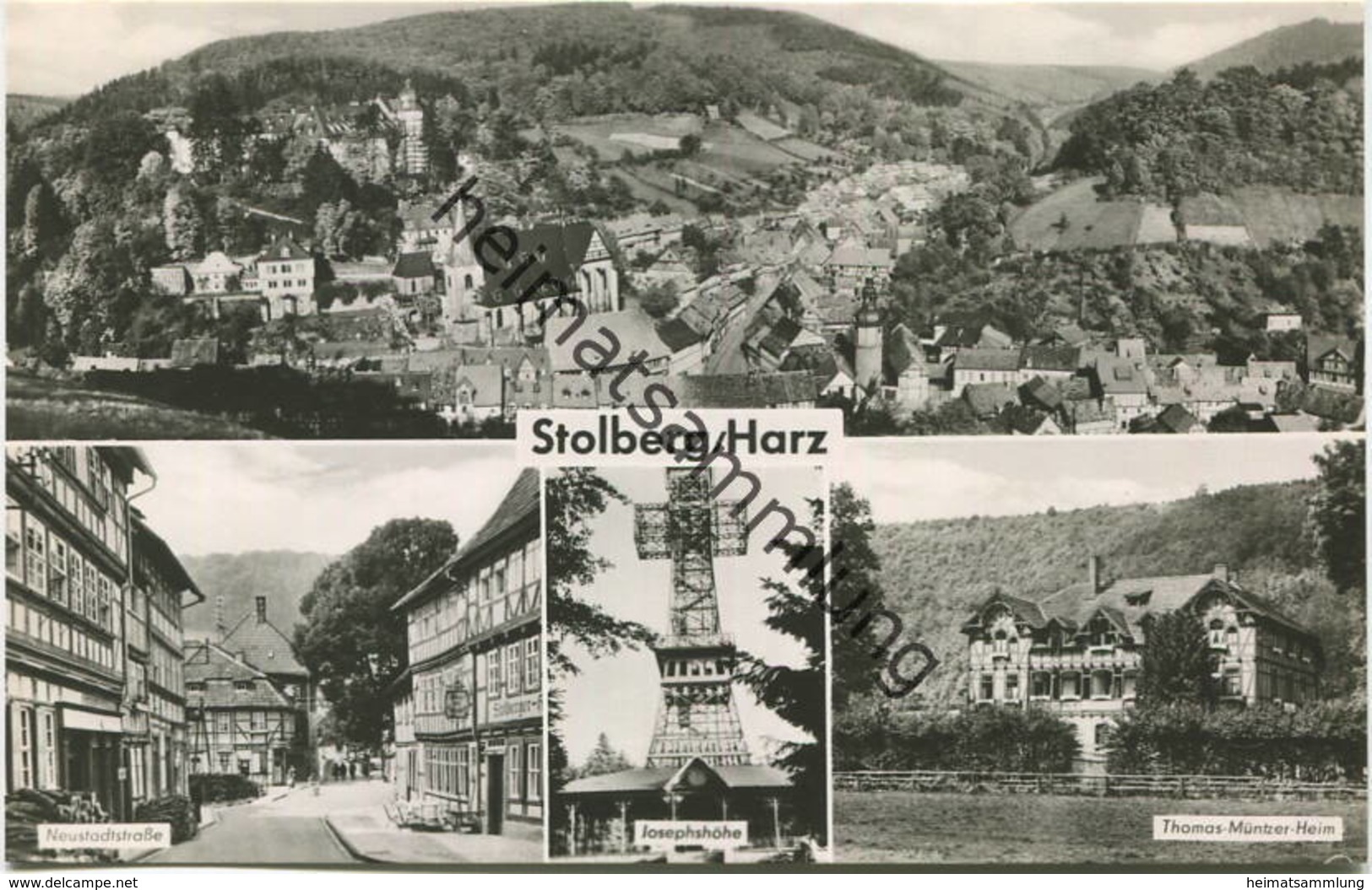 Stolberg - Foto-AK - Verlag VEB Bild Und Heimat Reichenbach - Stolberg (Harz)