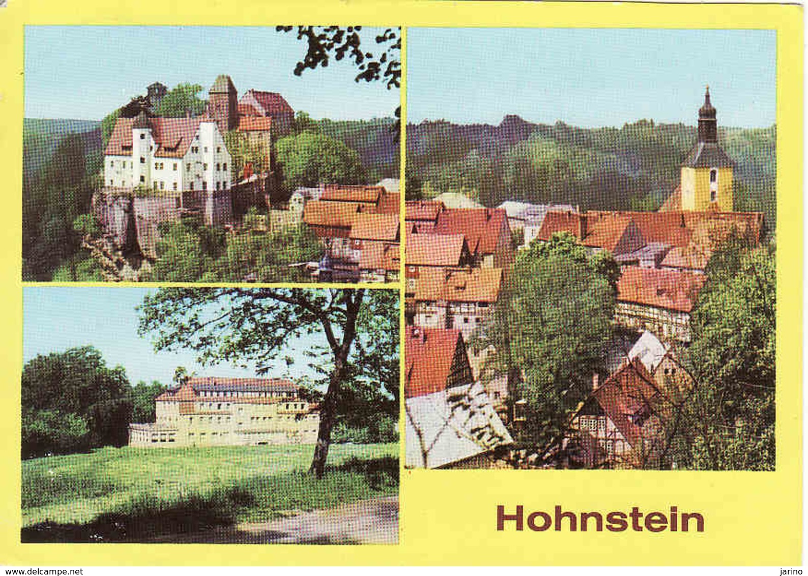 Saxony > Hohnstein (Saechs. Schweiz), Gebraucht 1981 - Hohnstein (Saechs. Schweiz)