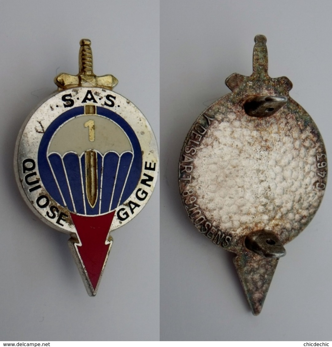 Insigne Du 1er Régiment De Parachutistes D'infanterie De Marine - Armée De Terre