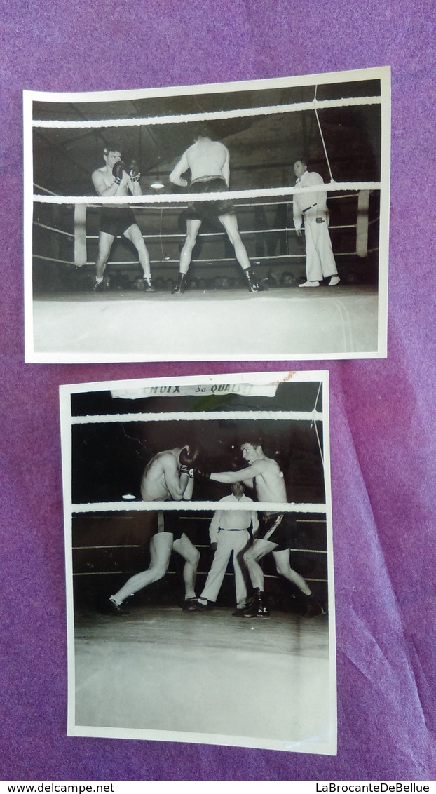 PHOTO BOXE : 2 Photos Combat - Sonstige & Ohne Zuordnung