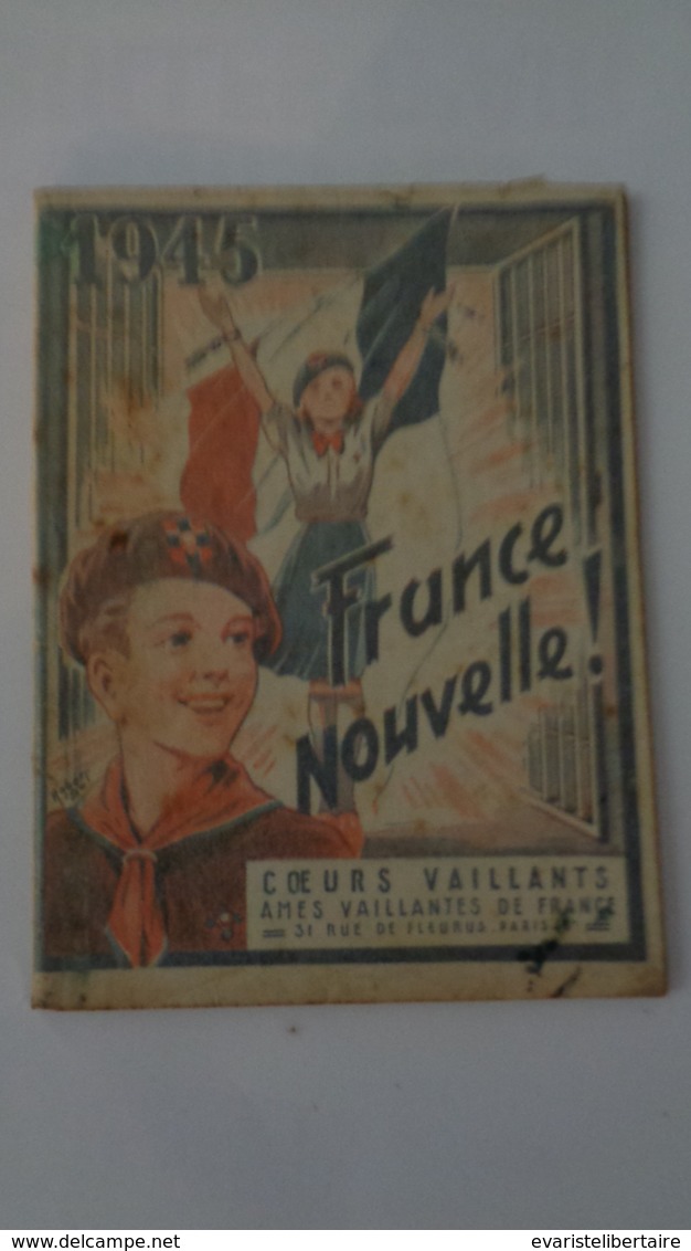 1945 France Nouvelle ,couverture Illustrée Par Robert RIGOT - Autre Magazines
