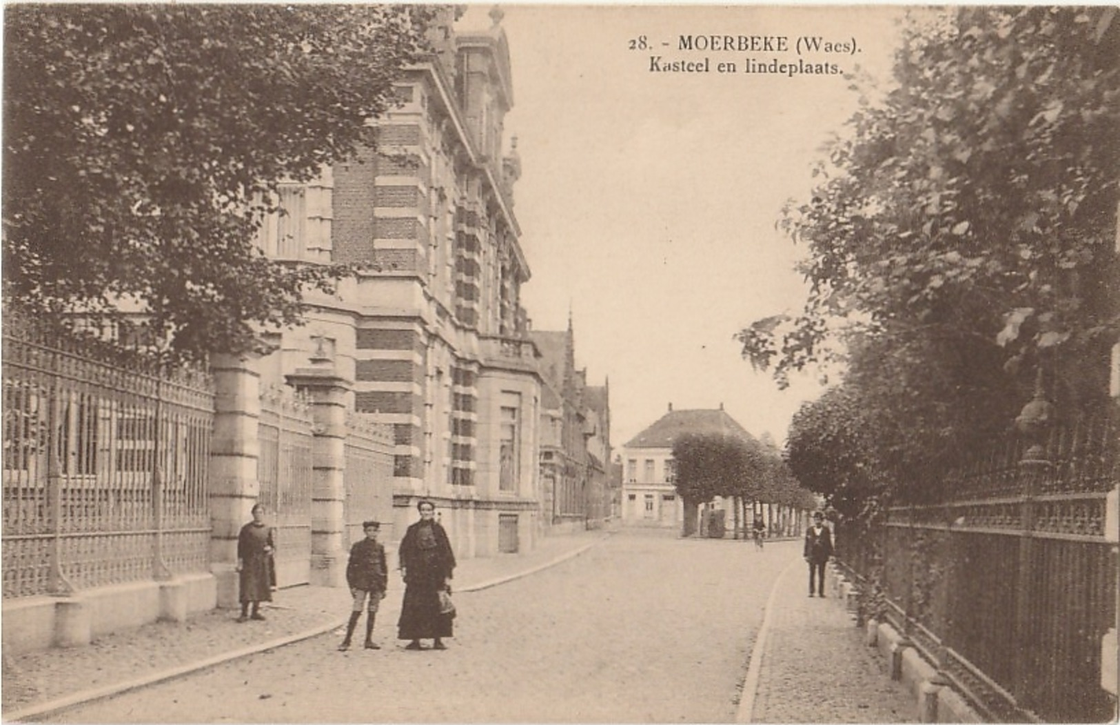 MOERBEKE WAAS Kasteel En Lindeplaats - Moerbeke-Waas