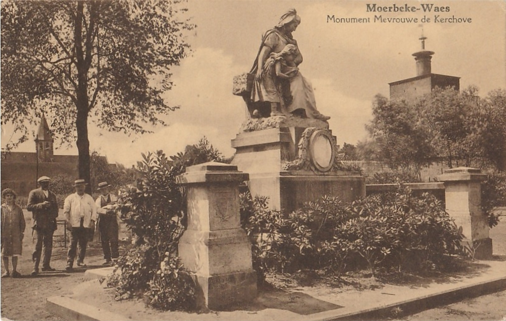 MOERBEKE WAAS Monument Mevrouwe De Kerchove - Moerbeke-Waas