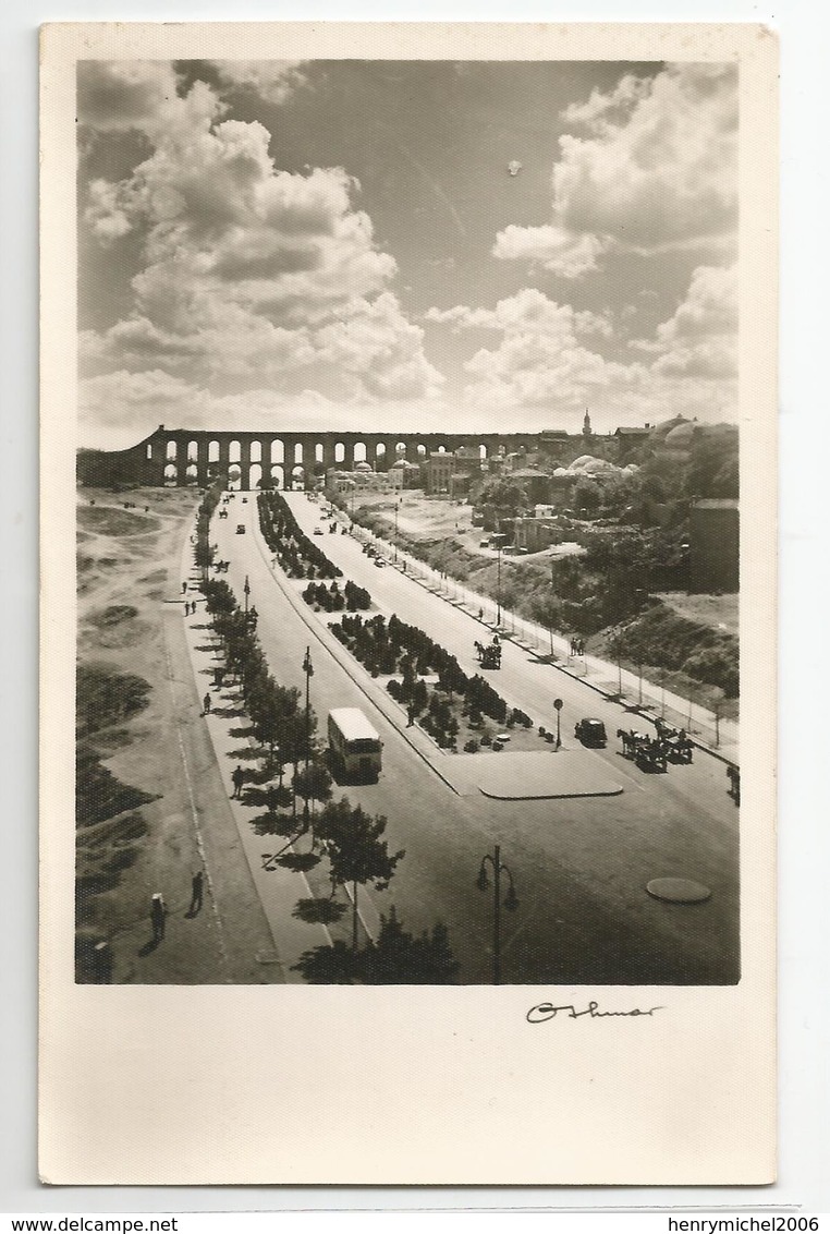 Turquie Istanbul  Le Bvd D'ataturke Les Murailles Ruines Dynastie Al Osman Carte Photo D'oshmar - Türkei