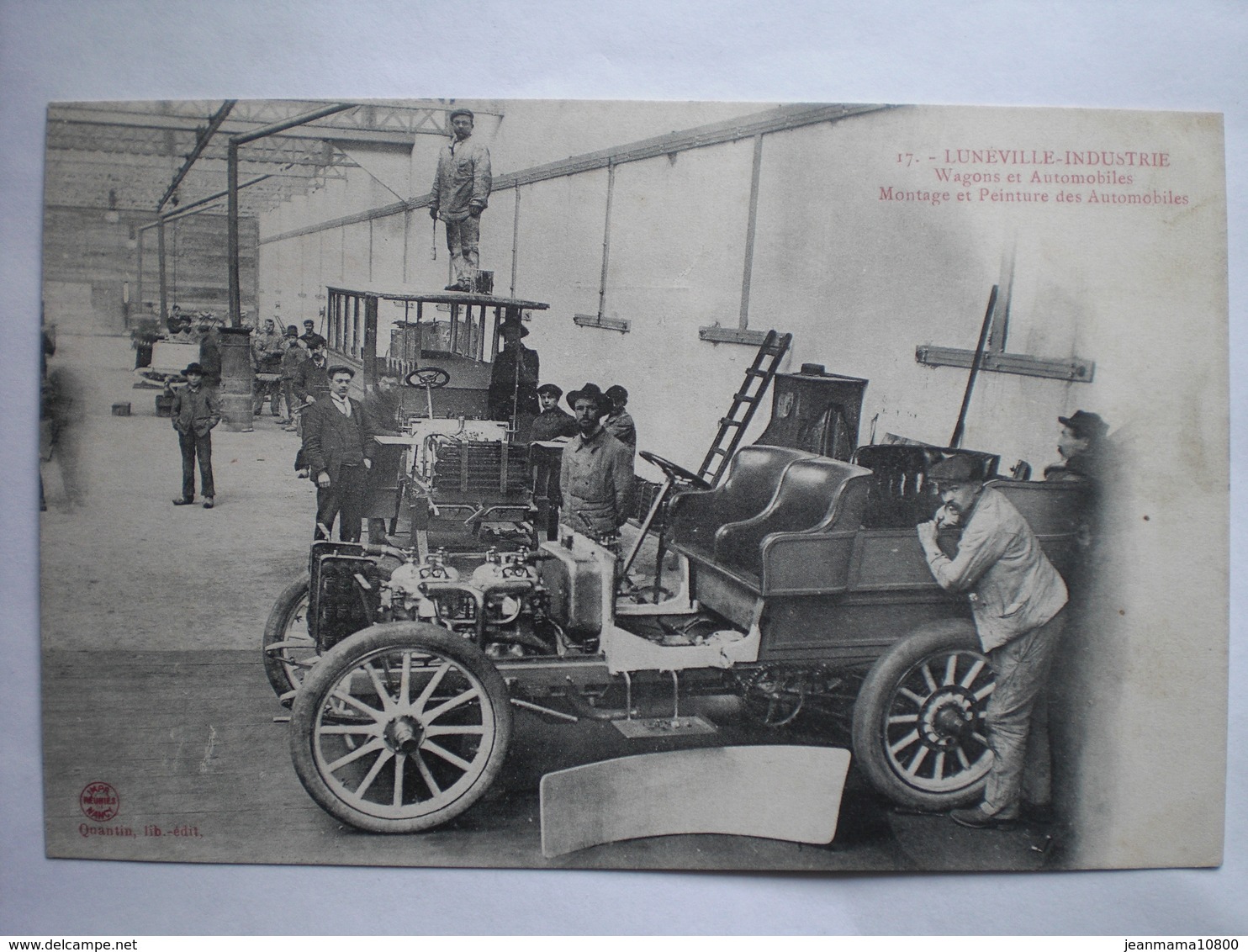 Lunéville Industrie Wagons Et Automobiles  Montage Et Peinture Des Automoboles - Autres & Non Classés