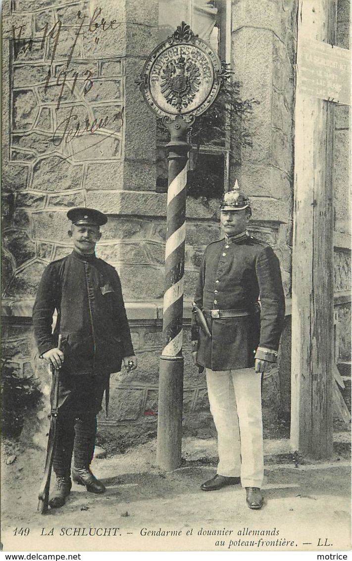 LA SCHLUCHT - Gendarme Et Douanier Allemands. - Dogana