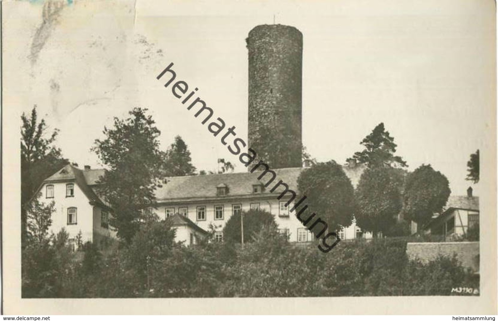 Lobenstein - Gasthaus Zum Alten Turm - Foto-AK Handabzug - Verlag Photo-König Lobenstein - Gel. 1956 - Lobenstein